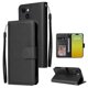 thumbnail image 1 of Funda Cartera para iPhone 15 con Tarjetero, Soporte y Cordón - Protección Negro, 1 of 5
