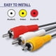 thumbnail image 4 of Cable compuesto Insten AV compatible con Nintendo 64/GameCube/Super Nintendo SNES, negro, 4 of 4