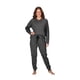 thumbnail image 1 of Pijama Largo Mujer Algodón 30824 Caffarena gris M, 1 of 6
