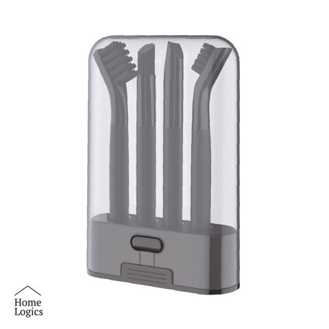 Kit 4 Cepillos Limpieza Detallada Home Logics 1 Un