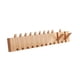 thumbnail image 1 of Perchero De Pared Para Piano, Perchero Para Puerta De Entrada, Dormitorio, Abrigos, Color Madera, 12 Teclas, 1 of 5