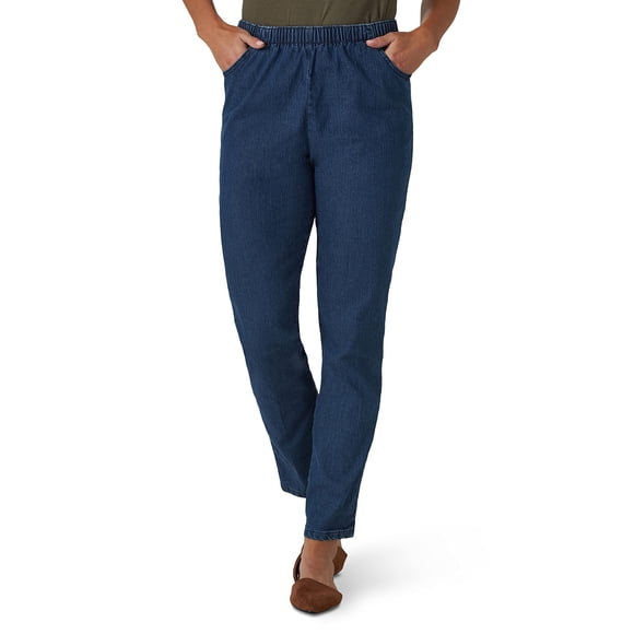 Pantalones leggings Chic Classic Collection en mezclilla de tono medio, 8P