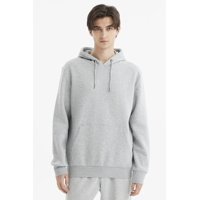 Fashionspark - Polerón Hombre Hoodie Básico Gris Melange