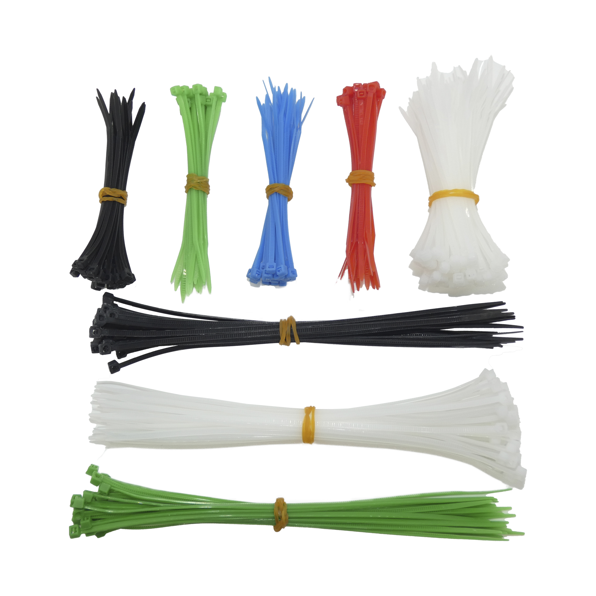 Amarras Plásticas Multiuso 300 Unidades Macrotel