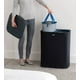 thumbnail image 3 of Canasto Dual Ropa Sucia Tota 90L Negro, 3 of 4