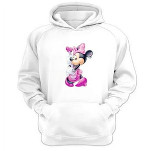 Genérico - Polerón Canguro Ratoncita M. Blanco Talla Xs Unisex
