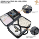 thumbnail image 3 of Mochila De Viaje Avión Con Usb Impermeable Laptop 15,6 35, 3 of 6