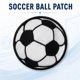 thumbnail image 2 of Parche bordado de balón de fútbol Digitemb, aplicación con plancha o cosido, 2 of 9