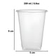 thumbnail image 3 of X200 Vasos Plasticos Vasos Plasticos Desechables Vaso 200ml Transparentes., 3 of 10