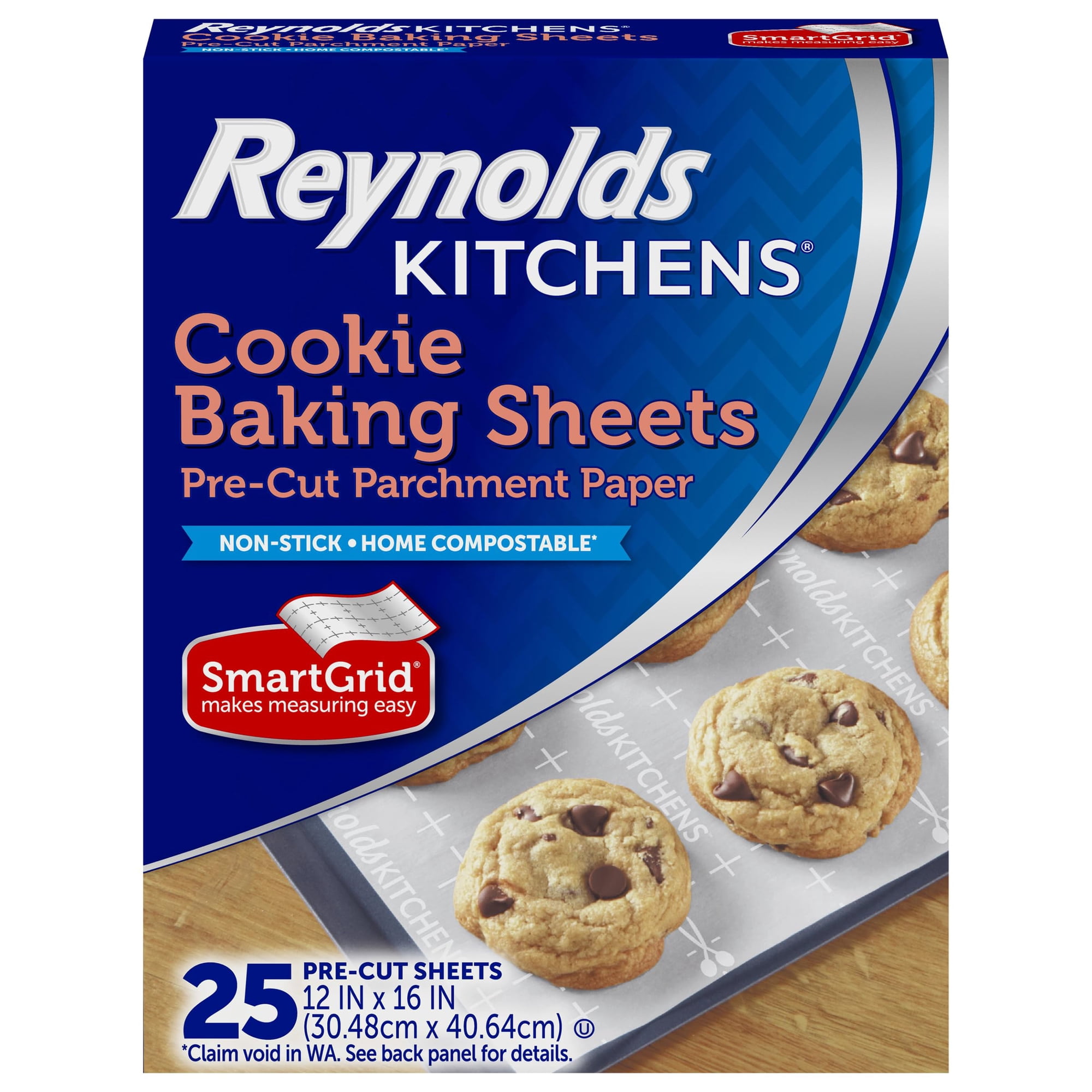 Reynolds Consumer Products - Bandejas Para Hornear Galletas Reynolds Kitchens De Papel Pergamino, 100 Unidades