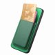 thumbnail image 5 of Funda de Cuero Magnética con Tarjetero para Samsung Galaxy S24 Plus Cubierta Delgada Verde, 5 of 5