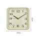 thumbnail image 2 of Reloj de Pared Veteado de Madera 22x22cm Decoracion Hogar, 2 of 3