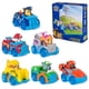 thumbnail image 1 of Pack de 6 unidades de Toy Paw Patrol Pup Squad Racer con Chase, Marshall y Skye, 1 of 8