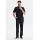 thumbnail image 4 of Polera Hombre Textura Cierre Polo Negro, 4 of 4
