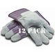 thumbnail image 1 of Guantes de trabajo Greendale de cuero y algodón resistentes, paquete de 12, 1 of 7