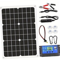 Bothyi - Kit De Panel Solar Portátil Con Controlador De Carga Solar Para Pesca En Vehículos Recreativos