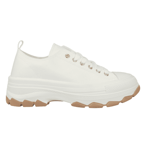Zapatillas Urbanas By Pass Blanco Mujer Wa70-10 - Talla 36