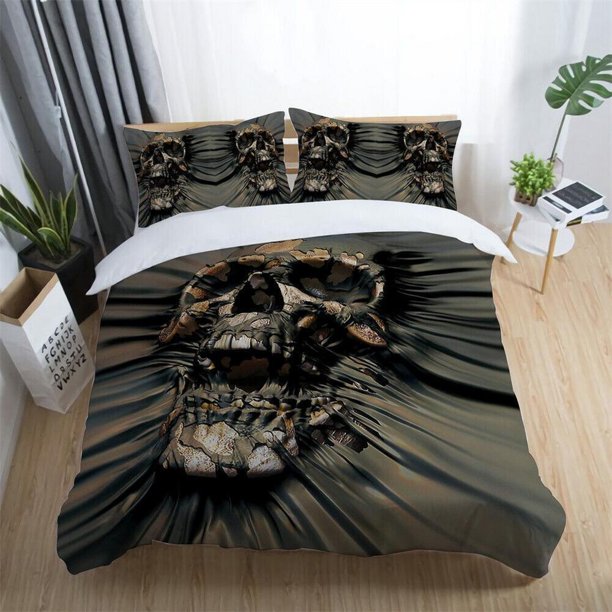 Sexy Woman Gamer Animal Lion Quilt Duvet Cover Set Bedspread Home Textiles3-Piece Bedding Set