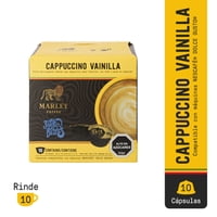 Capsulas Talk In Blues Cappuccino Vainilla Compatible Con Dolce Gusto 10 Un Marley Coffee
