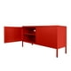 thumbnail image 3 of TV Rack 2 puertas y repisa ajustable interior - Rojo Guinda, 3 of 3