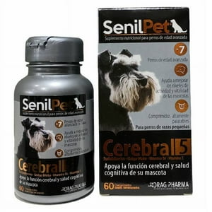 Drag Pharma - Senilpet Cerebral 5 Perro Raza Pequeña Edad Avanzada 60 Comp