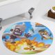 thumbnail image 5 of Zoo Battle Arena Alfombra Redonda de Felpa Coral, Antideslizante, No Desprende Pelusas, Lavable y Duradera para Salón, Dormitorio y Habitación de Niños 60cm, 5 of 6
