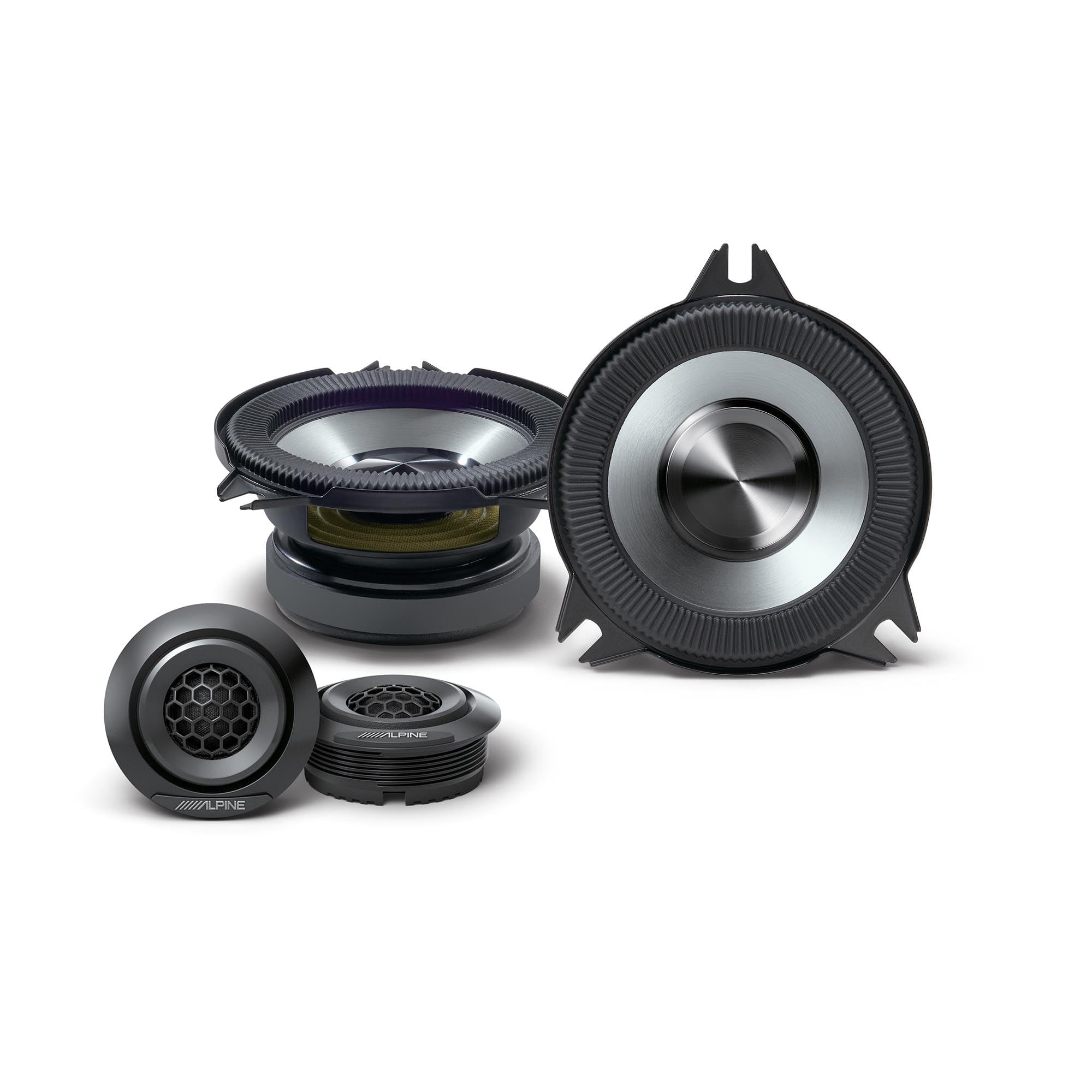 Set De Altavoces Por Componentes Alpine Brv-s40c 4 Bassrev™