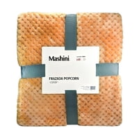 Frazada Popcorn 1.5 Plazas / Amarillo – Mashini