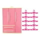 thumbnail image 3 of Armario Que Se Puede Abrir Para Muñecas, Accesorios Para Casa De Muñecas, Muebles Para Muñecas En Miniatura Con Percha Recta, 3 of 5