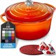 thumbnail image 1 of Olla Holandesa Zulay Kitchen 5 L Esmaltada Naranja, 1 of 9