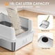 thumbnail image 2 of Caja de arena para gatos Bsemax de acero inoxidable con tapa para gatos pequeños, 2 of 9