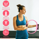 thumbnail image 4 of "Set 13 Yoga Pilates Elasticas Belug Ring Resistencia Power Bands rosa ", 4 of 5