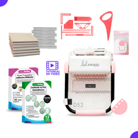 Silhouette - Kit Cinch Rosa + Papel + Reglas De Encuadernar + Planner
