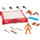 thumbnail image 4 of Anillo de rebote Playset Mattel WWE Knuckle Crunchers con figura, 4 of 6