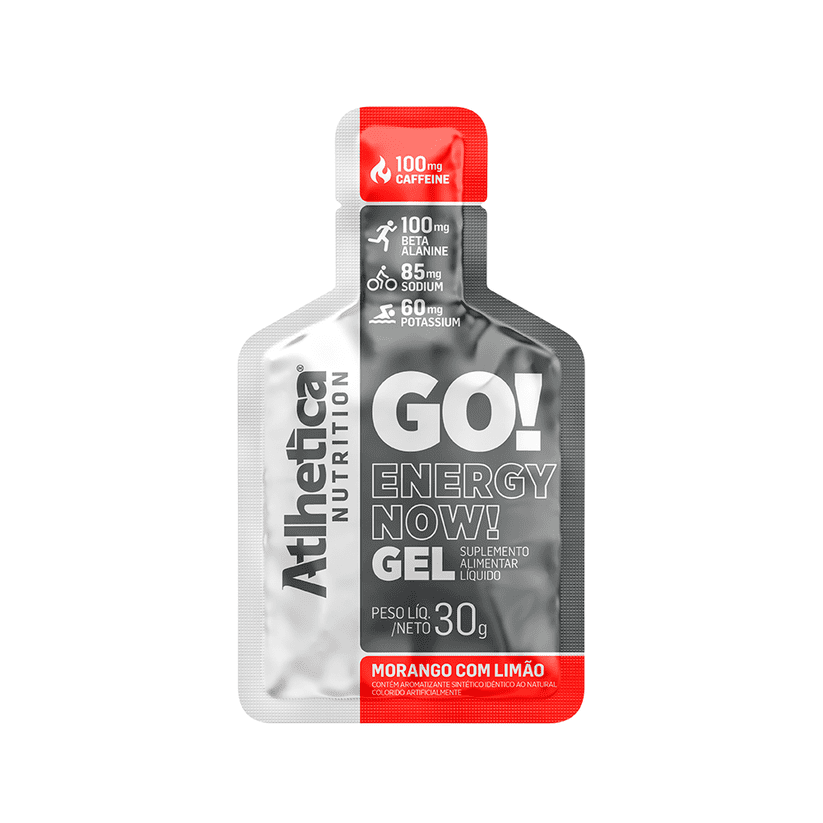 Atlhetica - Gel Energizante Go! Frutilla Limon -