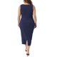 thumbnail image 5 of Agnes Orinda Conjuntos de Halloween Vestido de Mujer Tallas Grandes Verano Sin Mangas Cuello Cuadrado Ajustado Cóctel Vestido de Tirantes 3X Azul Marino, 5 of 8