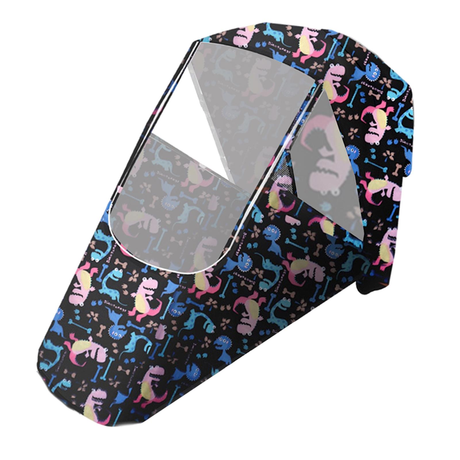 Magideal - Cubierta Para La Lluvia Para Cochecito, Instalación Rápida A Prueba De Viento, Cierre De Cremallera, Protección Contra El Viento Del Polvo Y La Nieve Dinosaurio
