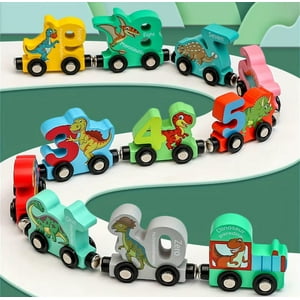 Oem - Juego Tren Magnetico De Numeros Para Niños Azul Talla Única