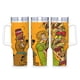 thumbnail image 1 of Scooby-Doo Aventura Vaso aislado de acero inoxidable con asa, diseño temático, regalo para familia, amigos y fans; incluye pajita y encaja en el portavasos estándar, 40 oz, 1 of 6
