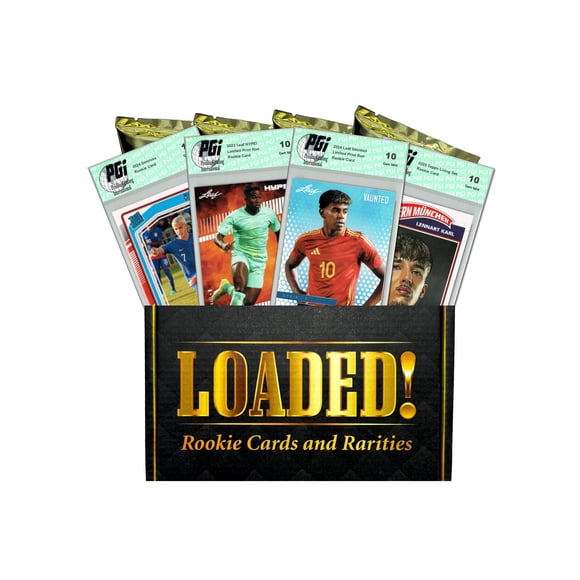Caja de tarjetas coleccionables LOADED! Soccer Next Gen 4 PGI 10 Rookie