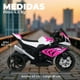 thumbnail image 2 of Moto Niños Electrica 3 Ruedas Hp4 Luces Y Sonido Rosada, 2 of 5