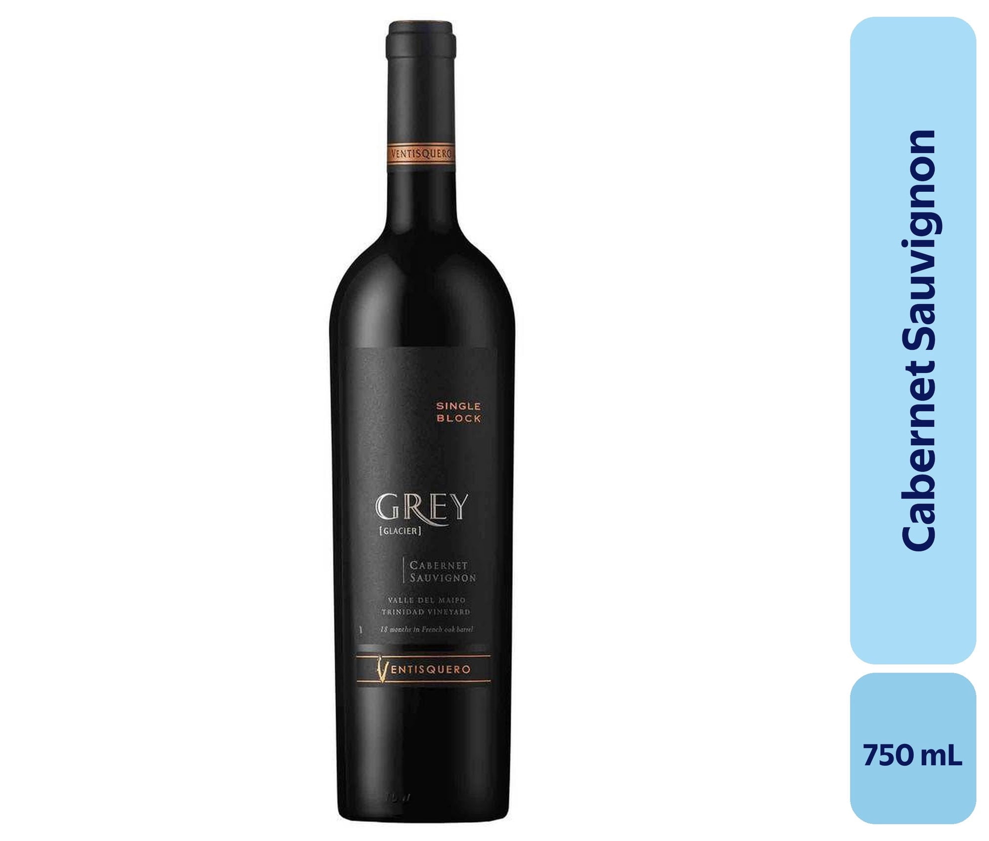 Vino Cabernet Sauvignon Botella 750 mL Grey