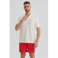 Fashionspark - Polera Hombre Textura Beige- Ll