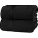 thumbnail image 1 of Toalla de baño Utopia Towels, lujosa sábana de baño Jumbo, 2 unidades, color negro, 1 of 9