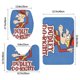 thumbnail image 3 of Juego de 3 Alfombras de Baño Desmarcar El Show de Dudley Do-Right, 3 of 6