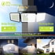 thumbnail image 2 of Luces solares daphino 2500LM para exteriores con sensor de movimiento, 2 unidades, 2 of 9