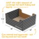 thumbnail image 5 of Caja rascadora de cartón para gatos y cama para gatos Hide & Scratch, 5 of 7