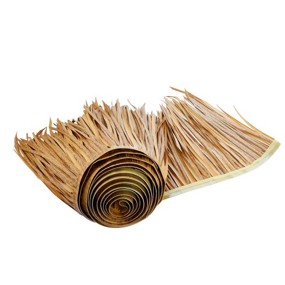 Techo de paja artificial con forma de palma de 5 m x 5 m para Tiki Bar Hut Garden