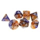 thumbnail image 2 of 7 Piezas De Dados Poliédricos Para Mazmorras Y Dragones RPG Juego De Mesa Azul Amarillo, 2 of 3