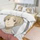 thumbnail image 1 of Natsume's Book of FriendsCartoon Collection 3-Piece Comforter Set, Personalized Bedding Decor for Kids And Teens Bed Sheets, 1 of 5